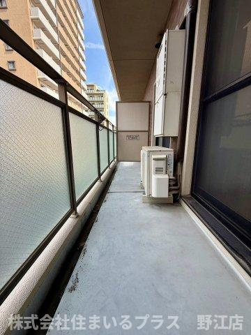 大橋マンション五番館のバルコニー