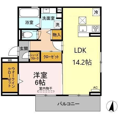 ベルフォレ豊田の間取り