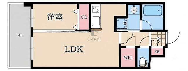 エンクレスト大博通りAPEX　博多小学校区の間取り|エンクレスト大博通りAPEX