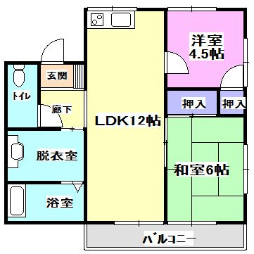 ピーチハイツの間取り