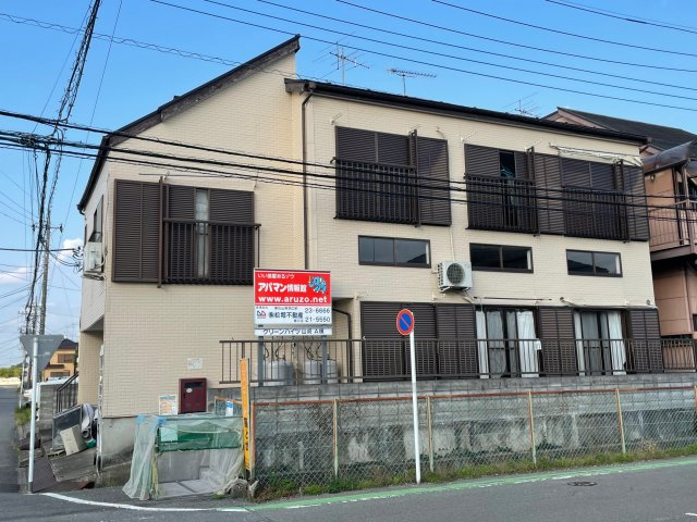 グリーンハイツ山崎Aの外観|外はこのようになっています