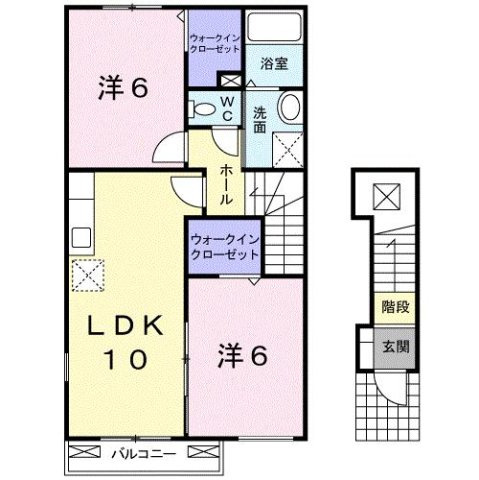 【間取り】 | ボヌール　Ａ