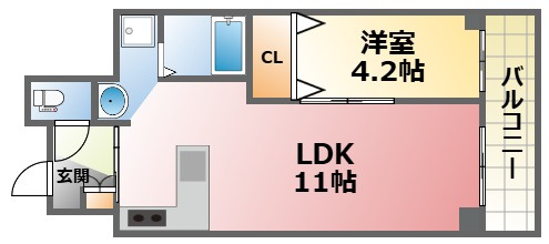 ジョイフルハイツ五番館の間取り