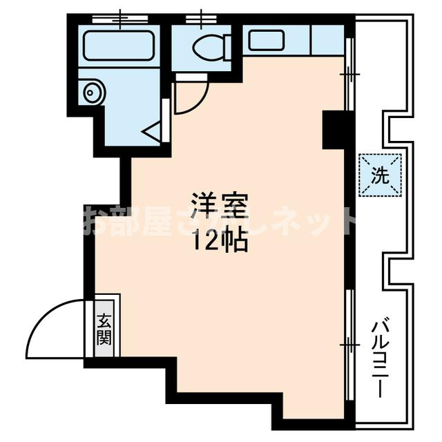 秀山コーポ文京苑の間取り