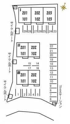 【区画図】 | シャーメゾン　アドニス　Ⅰ棟