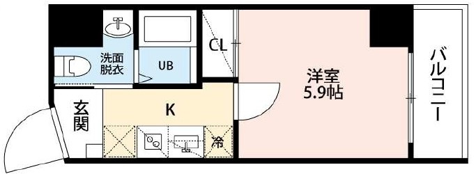 VISTA川崎大師の間取り|間取りです。