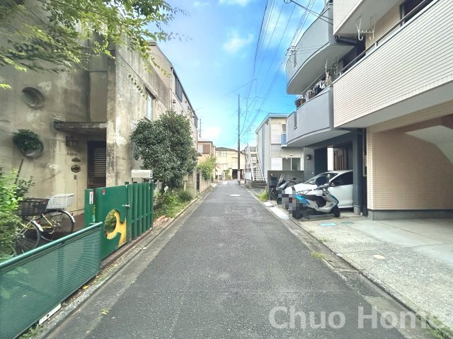 江戸川区北葛西5丁目中古住宅の前面道路含む現地写真|全面道路