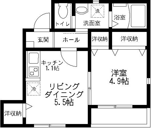 ボナールコートの間取り