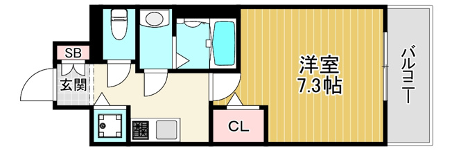 【間取り】 | S-RESIDENCE野江