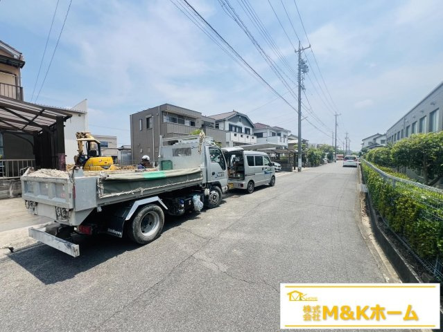 知多市にしの台4丁目　全1棟の前面道路含む現地写真|R8.6.13撮影　前道6.1ｍ！