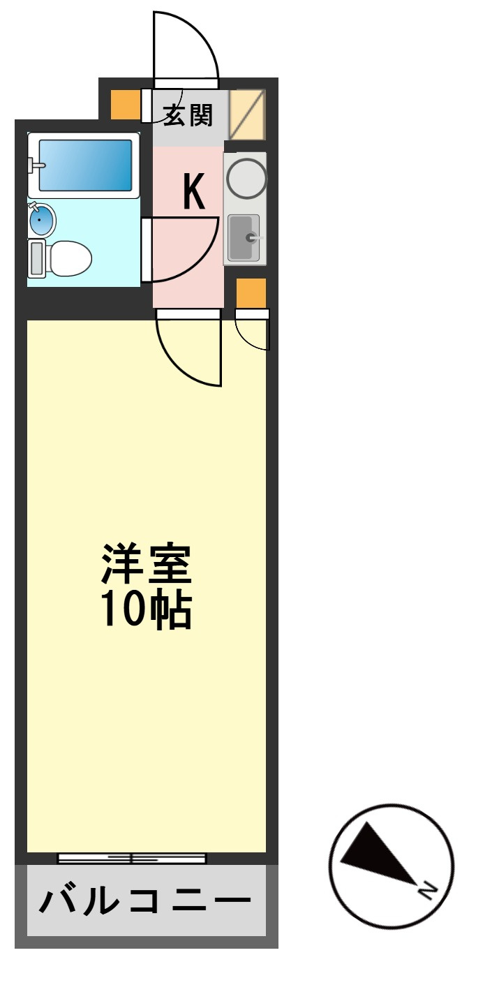パレ・ドール東金町Ⅱの間取り