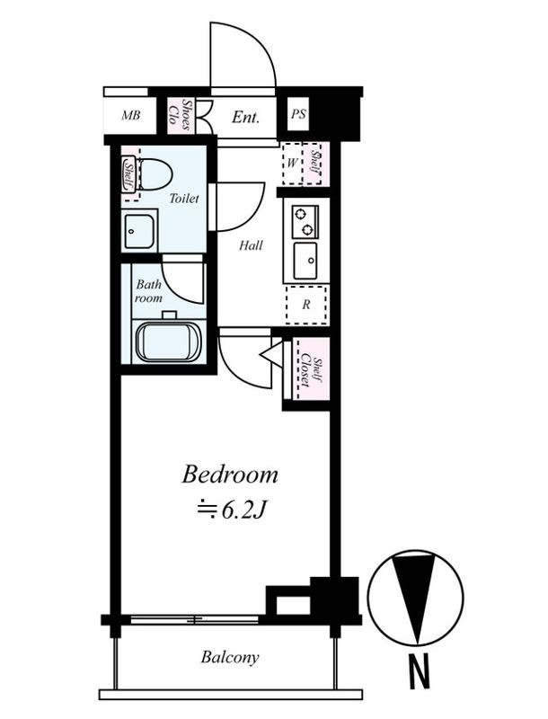 プレール・ドゥーク元住吉の間取り
