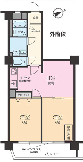 駒込台マンションの間取り