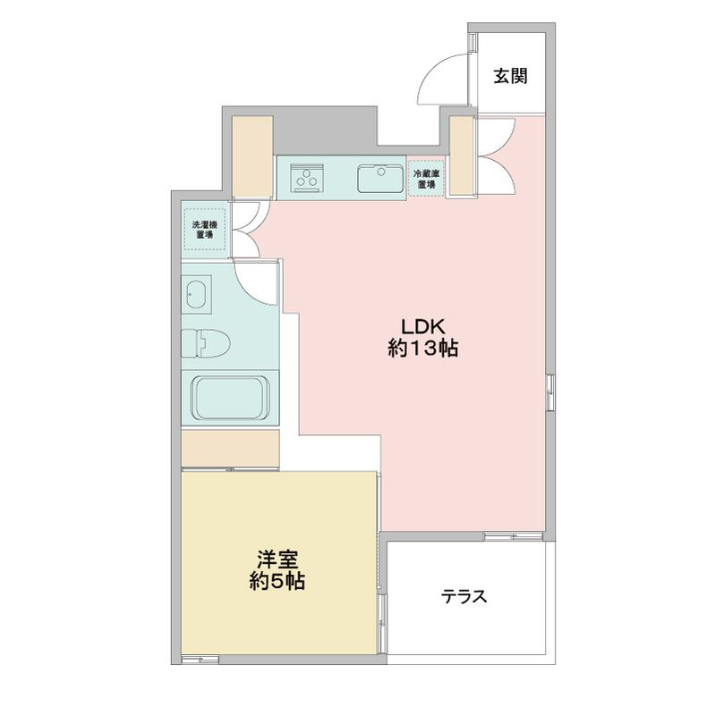 アーバンフラッツ湊町の間取り