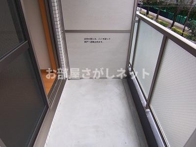 ＴＲＡＤＩＳ ＮＩＰＰＯＲＩ Ｅ【おとり物件なし】#学生・社会人にオススメ！初期費用分割払いOK！のバルコニー