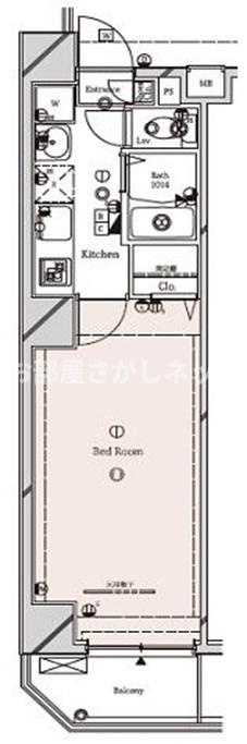 ＴＲＡＤＩＳ ＮＩＰＰＯＲＩ Ｅ【おとり物件なし】#学生・社会人にオススメ！初期費用分割払いOK！の間取り