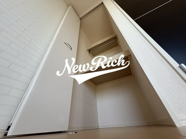 伊勢崎市宮子町のアパートの収納