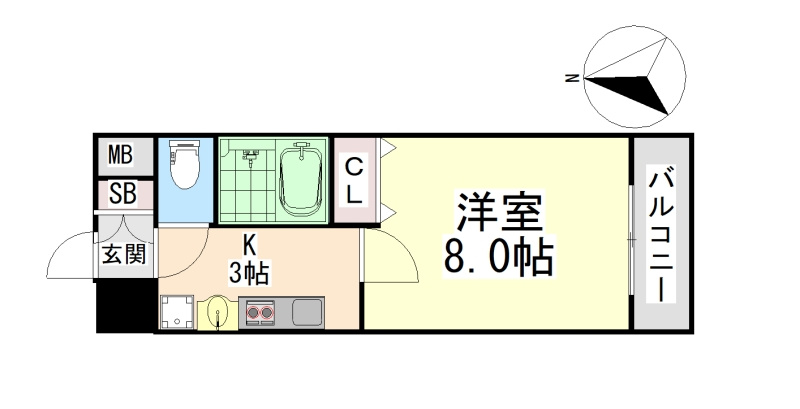 グランビュー六甲の間取り