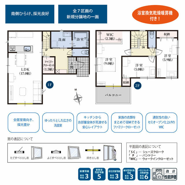 千代田二丁目 新築住宅の間取り