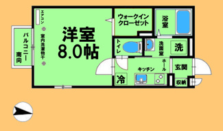 【間取り】 | メルヴェーユ橋本