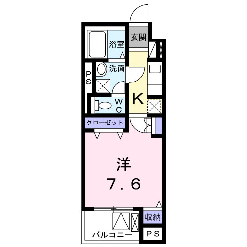 K・Sガーデン　Ⅲ【仲介手数料：50％OFF】対象物件！の間取り