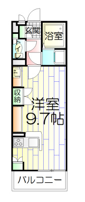 レオネクストアシュの間取り