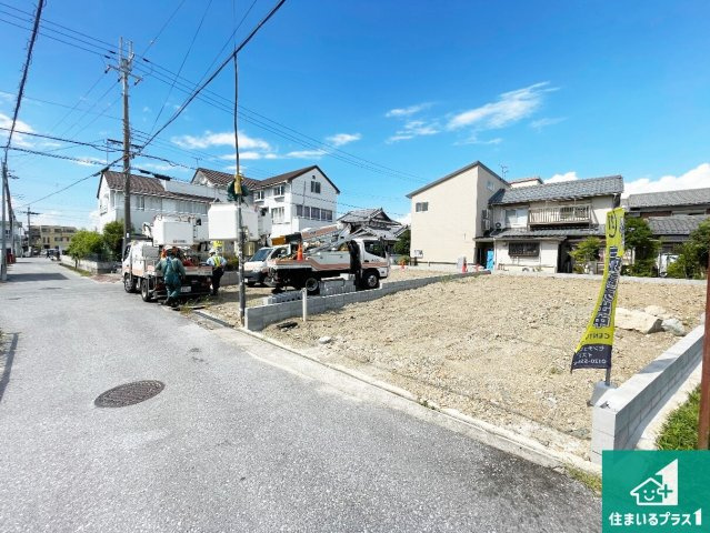彦根市平田町　第7期　新築一戸建ての外観|周辺は落ち着いた街並みの住宅地！子育てがしやすい住環境です！まだ未完成ですが、現地でしかわからない事もございます。是非一度ご覧ください。
