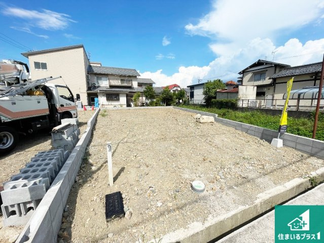 彦根市平田町　第7期　新築一戸建ての外観|周辺は落ち着いた街並みの住宅地！子育てがしやすい住環境です！まだ未完成ですが、現地でしかわからない事もございます。是非一度ご覧ください。
