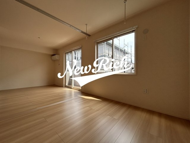 伊勢崎市赤堀今井町２丁目のアパートのバルコニー