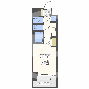 プレサンス水都OKAWAの間取り|プレサンス水都OKAWA　間取り