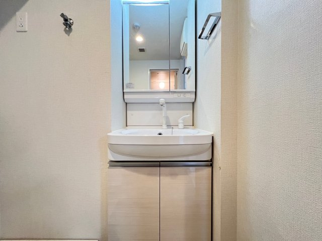 リンクス大阪城SOUTHレジデンスの独立洗面台