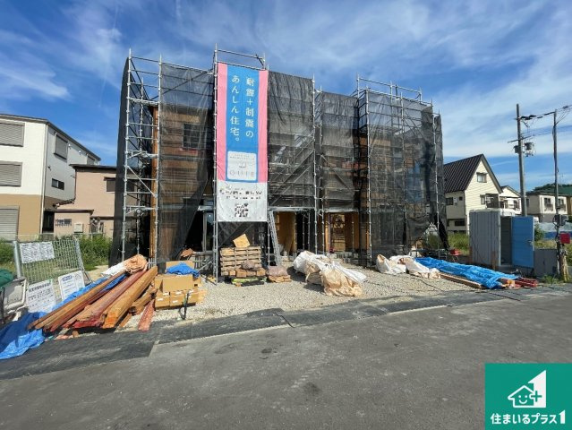 寝屋川市河北中町　第8期　新築一戸建ての外観|現在の進捗状況です！順調に作業進行中、完成が待ち遠しいです！詳細の間取り等、お気軽にお問い合わせください！
