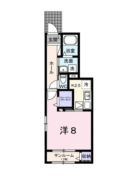 メゾン桜Ⅲの間取り