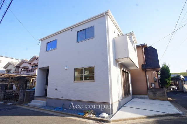 【外観】 | 八尾市沼3丁目 | 【開放感のある北西角地☆新築完成済み☆2階建て♪】ローン返済目安：月々約66637円（頭金0円、変動金利0.875％、返済期間40年、ボーナス払い無しで試算しています）