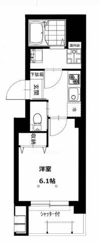 ｂ’ＣＡＳＡ　Ｋａｍｅａｒｉの間取り|間取りです。