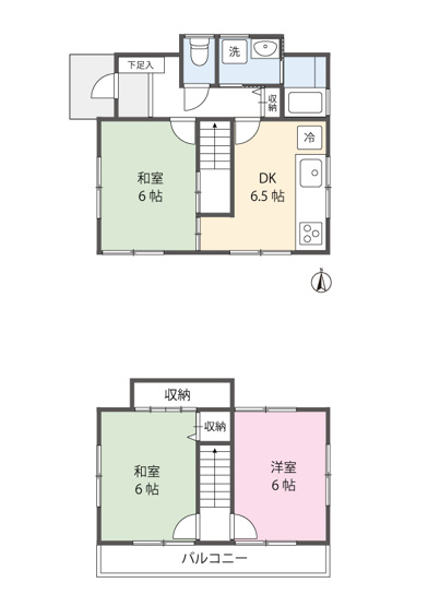 【間取り】 | 東大和市蔵敷2丁目/中古戸建　オーナーチェンジ