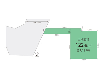 【区画図】 | 東大和市蔵敷2丁目/中古戸建　オーナーチェンジ