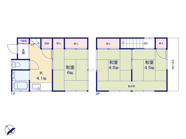 【間取り】 | 中古戸建／ふじみ野市桜ケ丘２丁目