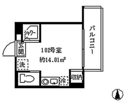 ソフィア鷺宮Ⅱの間取り