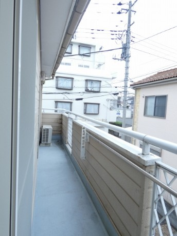 トレンディハイツのバルコニー