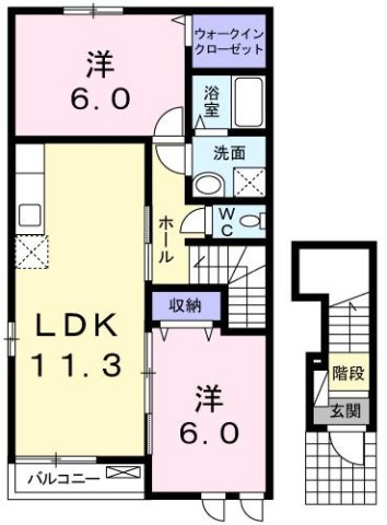 アロハ　ステートの間取り