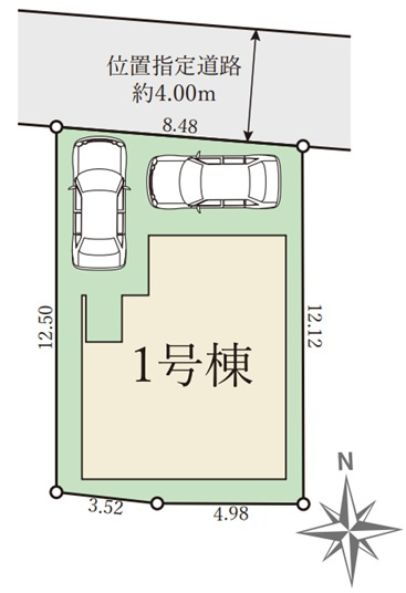 明石市大久保町大窪の区画図