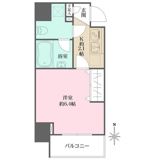 【間取り】 | プリモ・レガーロ北品川 |  