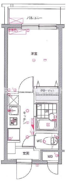 Ｌuxs上板橋【おとり物件なし】#学生・社会人にオススメ！初期費用分割払いOK！の間取り