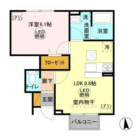 グラマードマレIXの間取り