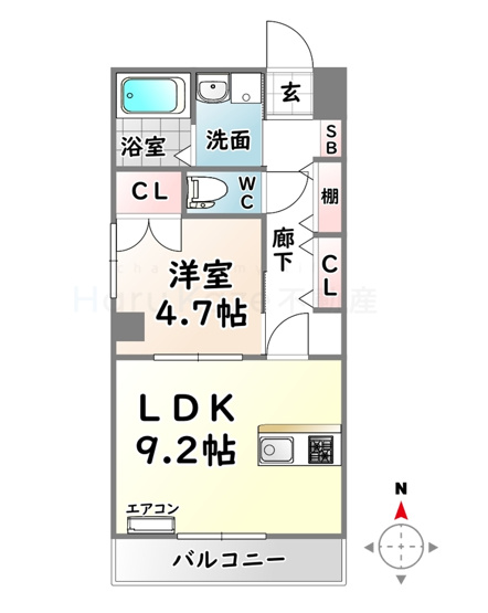 【間取り】 | グリーンヒルズ三本松【名古屋市賃貸・オートロック】