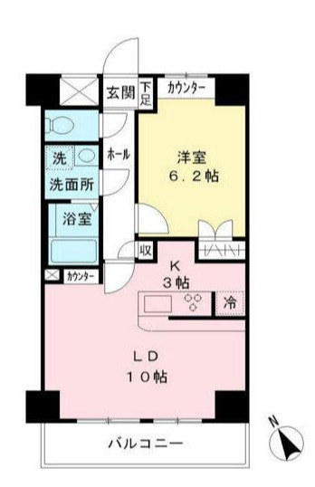 ACOLT府中緑町（アコルトフチュウミドリチョウ）の間取り