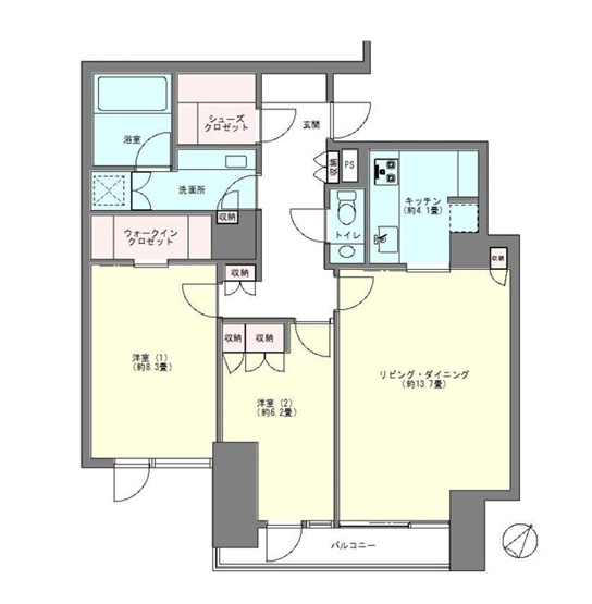 【間取り】 | ウェリス代官山猿楽町