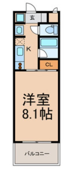 ラシィーヌ吹割 の間取り