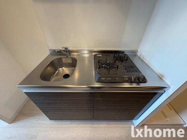 Luxe正雀駅前のキッチン|コンパクトなキッチンで掃除もラクラク